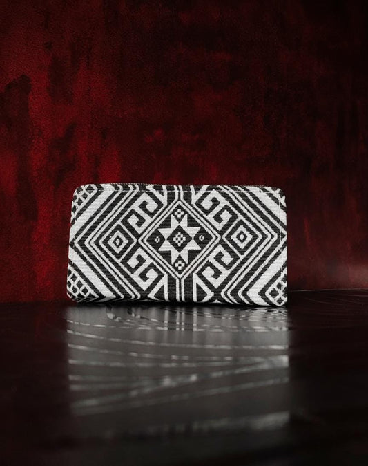 Stylish Logo Print Handbag & Geometric Clutch Combo for Women | Trendy Shoulder Bag with Matching Wallet Set | Meesho Exclusive