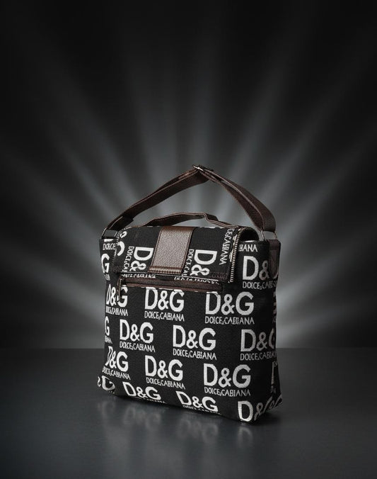 Trendy D&G Inspired Black & Brown Sling Bag for Women | Stylish Crossbody Shoulder Bag | Premium Casual Handbag for Daily Use-Sling Bag-NONO & LULI-NONO & LULI