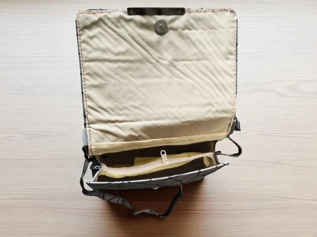 Trendy Geometric Pattern Brown PU Leather Sling Bags for Women & Girls – Stylish Crossbody Shoulder Bag-Ledies hand bags-NONO & LULI-NONO & LULI