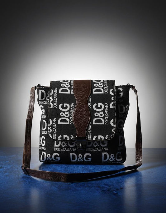 Trendy D&G Inspired Black & Brown Sling Bag for Women | Stylish Crossbody Shoulder Bag | Premium Casual Handbag for Daily Use-Sling Bag-NONO & LULI-NONO & LULI