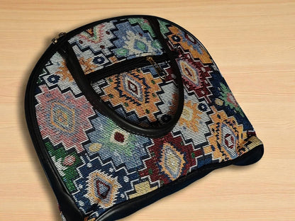 Ethnic Printed Handbag for Women | Designer Ladies Purse with Zip Closure