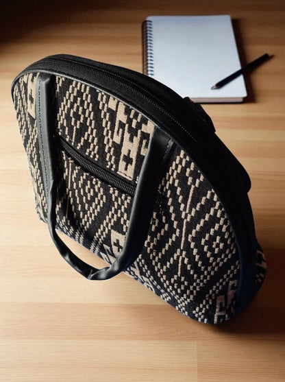 Ethnic Printed Handbag for Women | Designer Ladies Purse with Spacious Zip Pocket