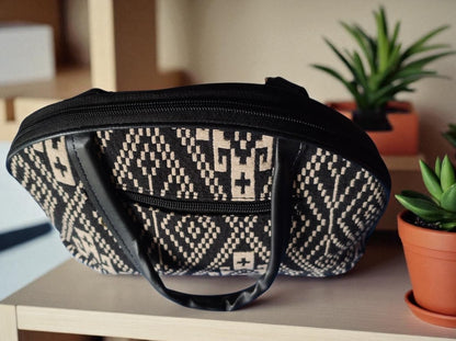 Ethnic Printed Handbag for Women | Designer Ladies Purse with Spacious Zip Pocket
