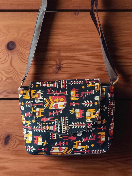 Stylish Ethnic Print Sling Bag | Women's Designer Boho Crossbody Purse