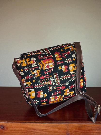 Stylish Ethnic Print Sling Bag | Women's Designer Boho Crossbody Purse
