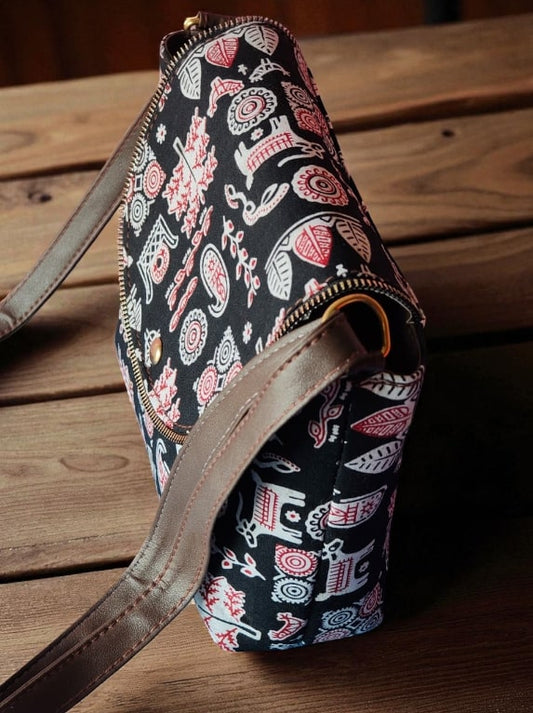 Boho Printed Sling Bag for Women | Ethnic & Tribal Crossbody Purse