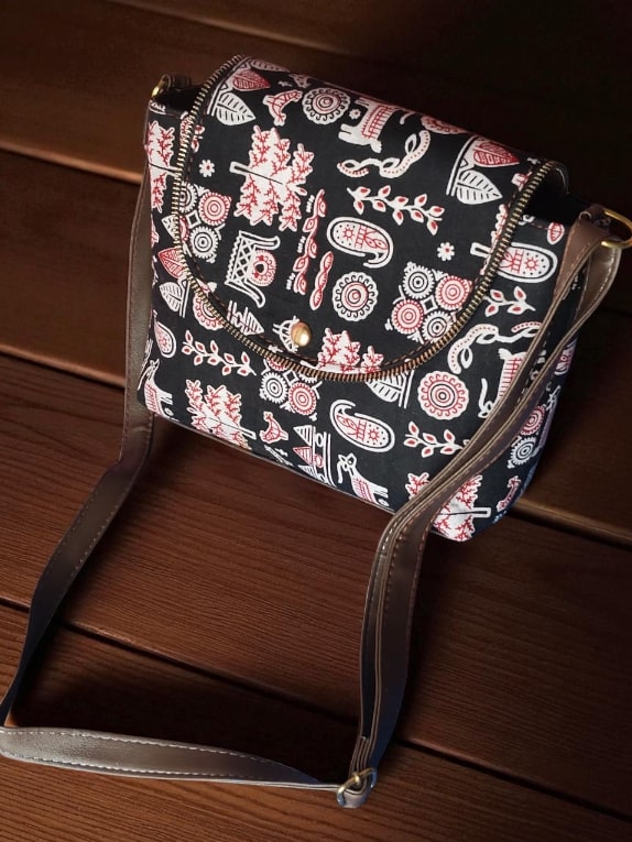 Boho Printed Sling Bag for Women | Ethnic & Tribal Crossbody Purse