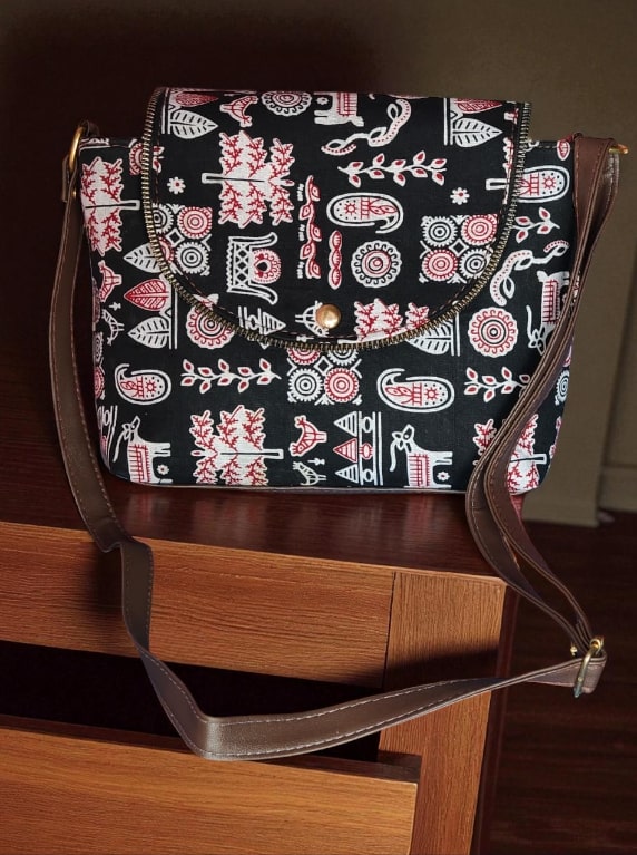Boho Printed Sling Bag for Women | Ethnic & Tribal Crossbody Purse