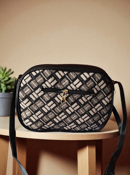 Stylish Jacquard Sling Bags for Women – Trendy & Spacious