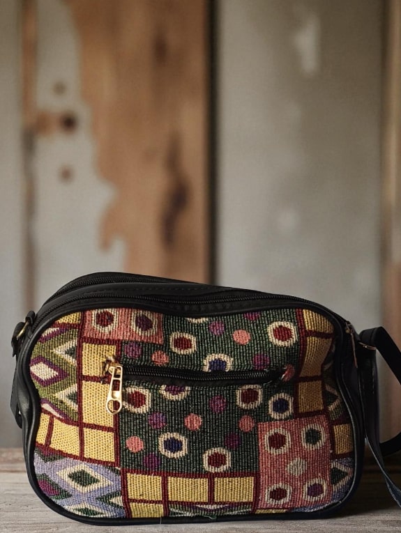Stylish Jacquard Sling Bags for Women – Trendy & Spacious