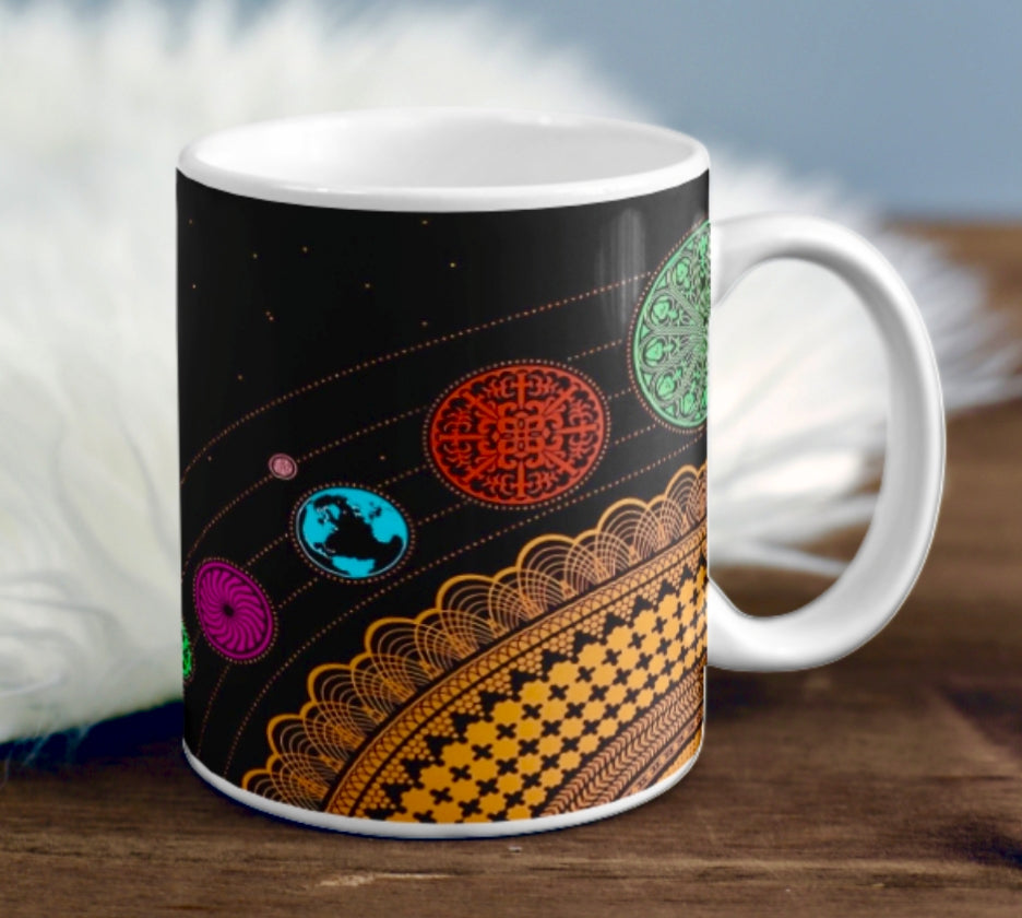Cosmic Mandala Mug – Add Magic to Your Sip!