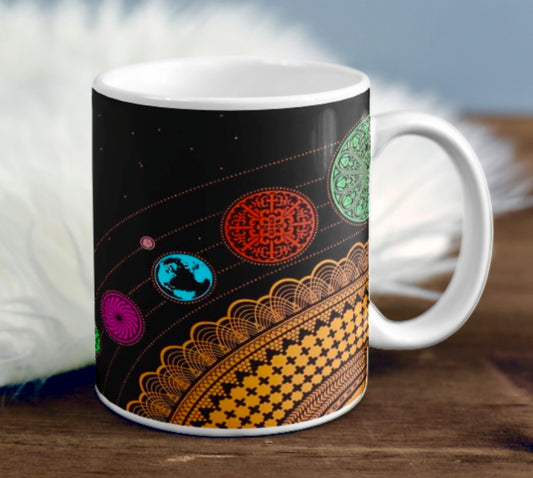 Cosmic Mandala Mug – Add Magic to Your Sip!