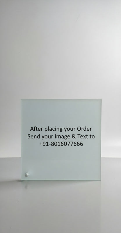 Customized Photo Frame | Personalized Photo Frame with Your Family Picture | Glass Photo Frame for Home Decor & Gifting | Photo Frame for Living Room & Bedroom