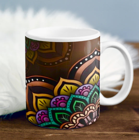 Elegant Mandala Coffee Mug – Sip in Style