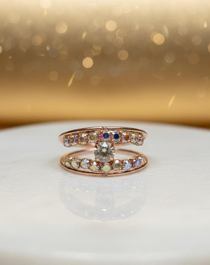 Elegant Women’s Crystal Rings | Adjustable | Trendy & Stylish Jewelry-Jewellery-NONO & LULI-NONO & LULI