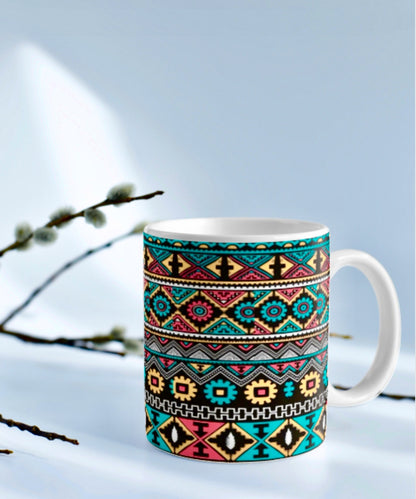 Premium Tribal Print Ceramic Coffee Mug