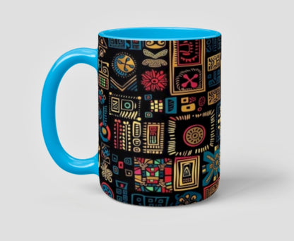 Premium Tribal Print Ceramic Coffee Mug
