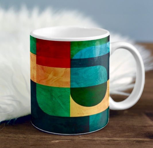 Abstract Art Coffee Mug – Add Colors to Your Sip