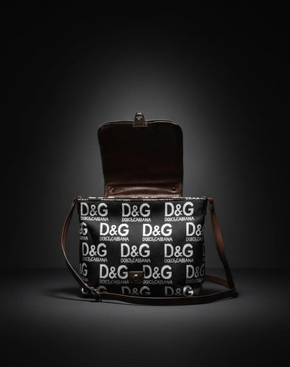 Trendy D&G Inspired Black & Brown Sling Bag for Women | Stylish Crossbody Shoulder Bag | Premium Casual Handbag for Daily Use-Sling Bag-NONO & LULI-NONO & LULI